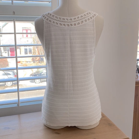 Anthropologie embroidered cream summer shirt - Picture 2 of 6